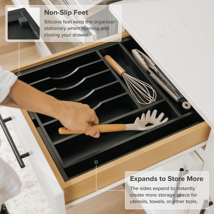 Silverware & Utensil Drawer Organizer