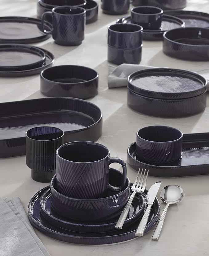 Lenox 898176 Modulus Mugs, Set Of 4, Nightshade
