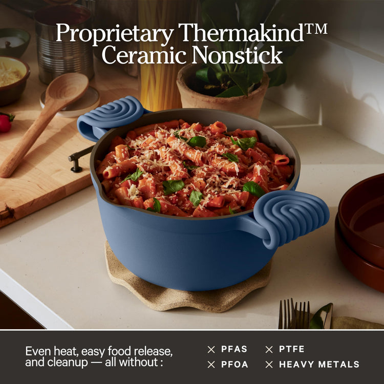 Perfect Pot 5.5 Qt Nonstick Ceramic Pot & Dutch Oven with Lid