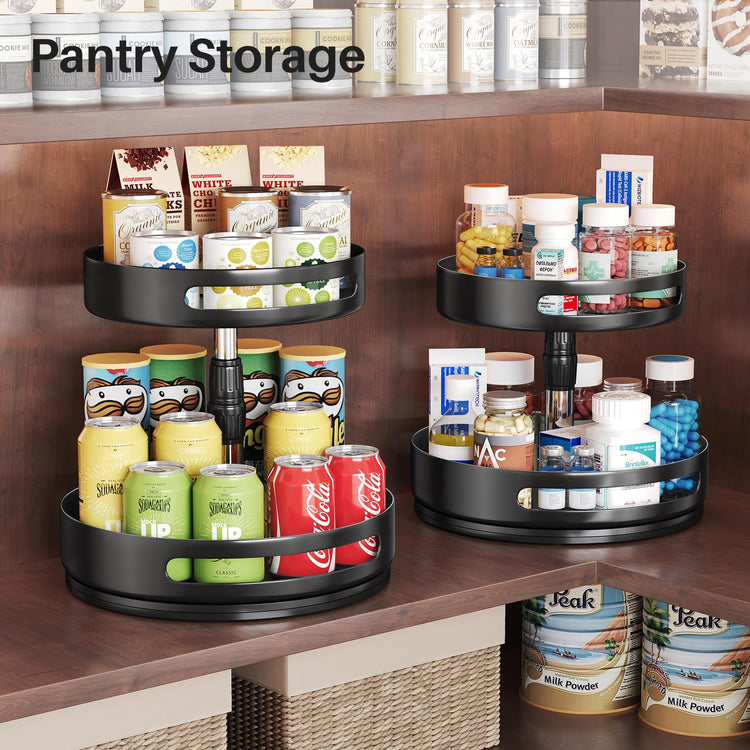 Lazy Susan Spice Rack Organizer for Cabinet