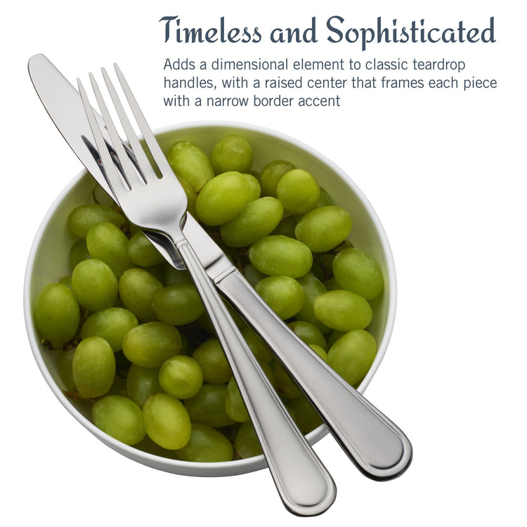 Virtuoso Frost Flatware Service for 12