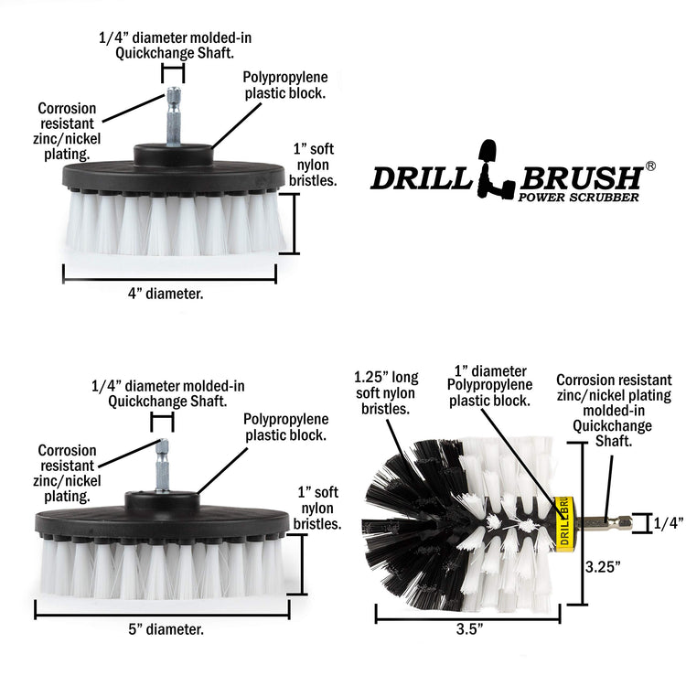 Drill Brush Ultimate Car Wash Kit