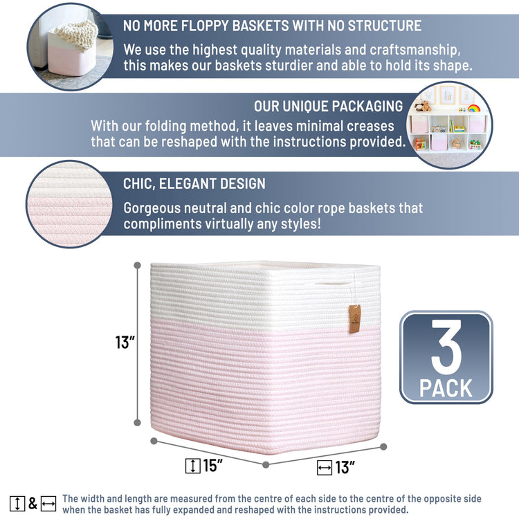 13x15x13 Kallax Storage Cubes (3 Count)