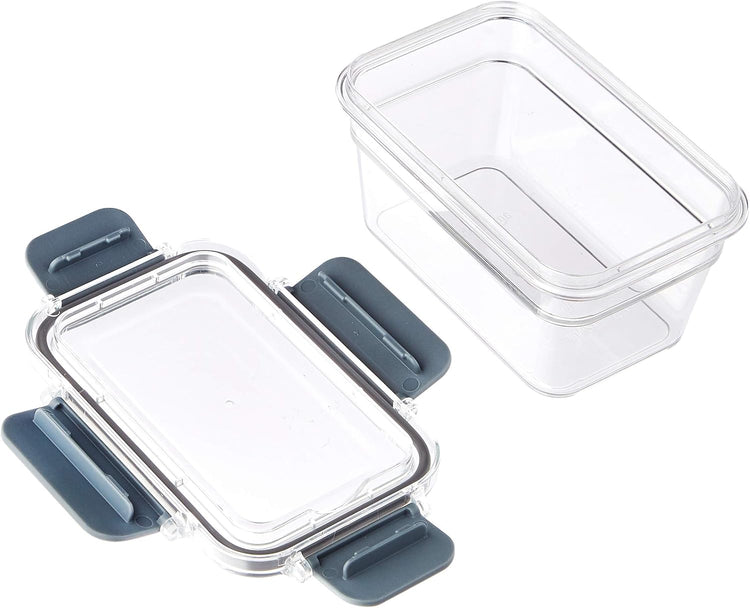 Amazon Basics Tritan Plastic Food Storage Containers - Tritan Plastic Locking, Air Tight, 11 Containers with Lids, 22 Pieces, Clear