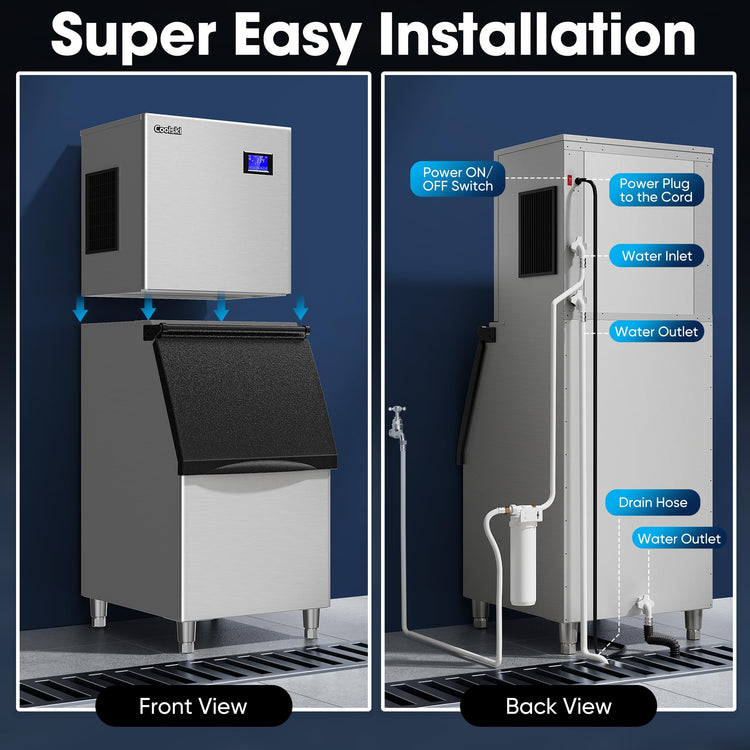 Commercial Ice Maker Machine 550LBS