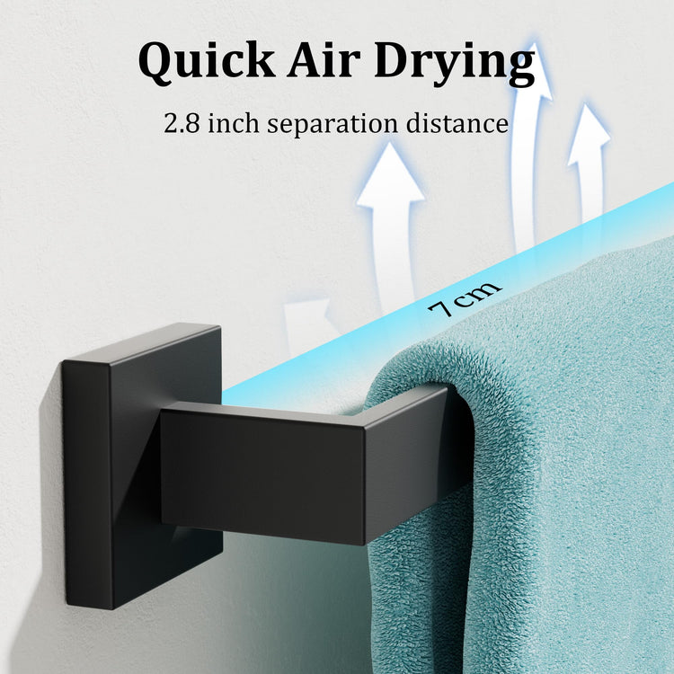 Towel Bar Towel Racks for Bathroom Wall Mount 12 Inch