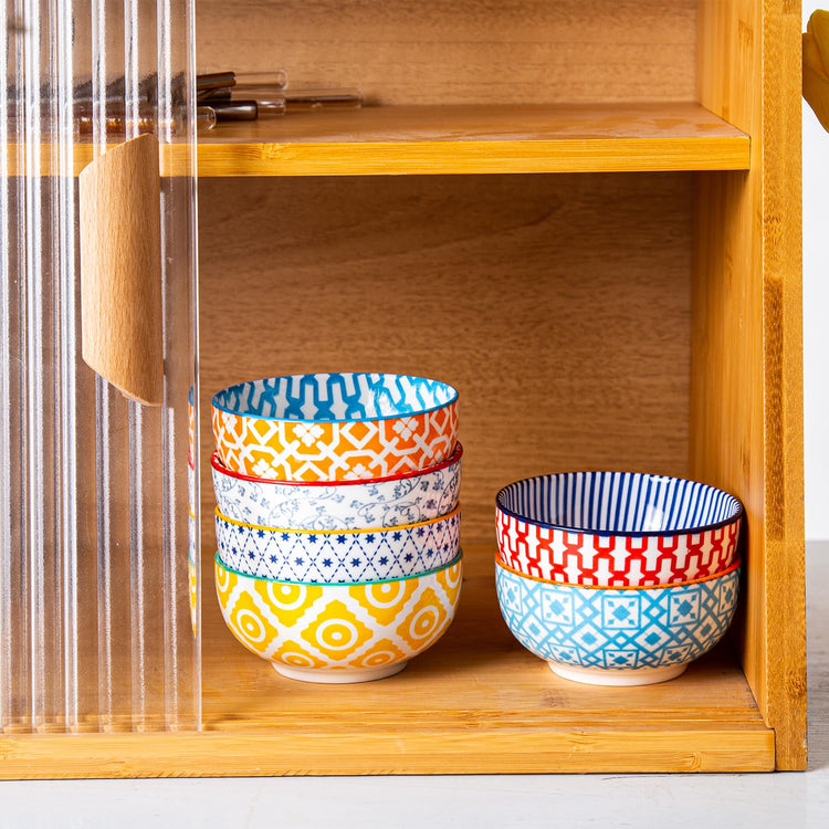 4 Oz Ceramic Mini Dipping Bowls Set of 6 (6 Count)