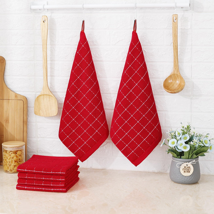 100% Cotton Terry Kitchen Dish Cloths (6 Count)