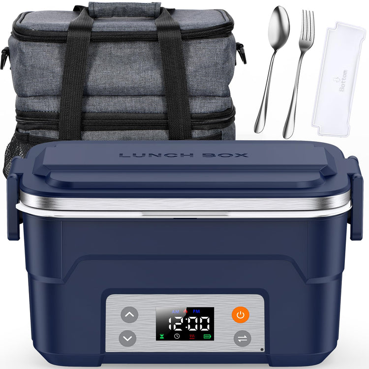 Cordless Electric Lunch Box with Scheduled Heating