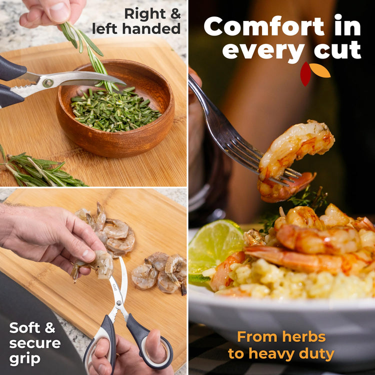 Kitchen Shears & Seafood Scissors Set