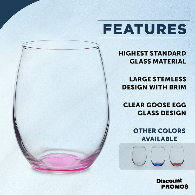 Stemless Wine Glasses in Bulk by ARC Perfection (10 Count)