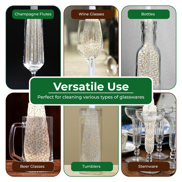 Wine Glass Cleaner Brush Soft Non