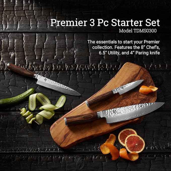 Shun Premier 3 Pc Starter Knife Boxed Set