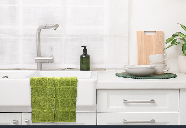 100% Cotton Terry Dish Towels (4 Count)