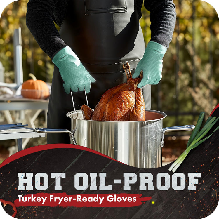 XL Silicone Smoker BBQ Gloves (2 Count)