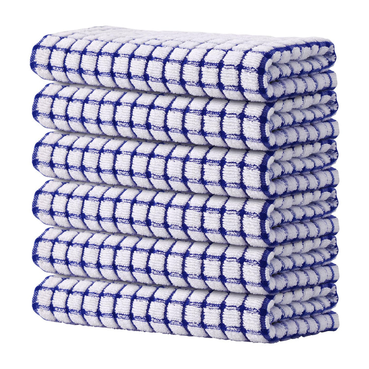 Cotton 6 Pack Terry Kitchen Towels (6 Count)