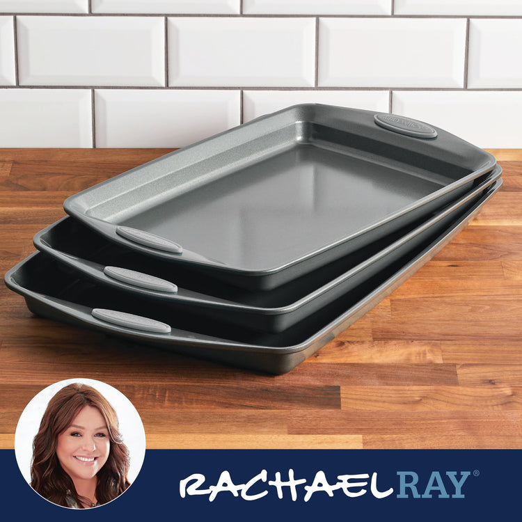 Bakeware Nonstick Cookie Pan Set (3 Count)