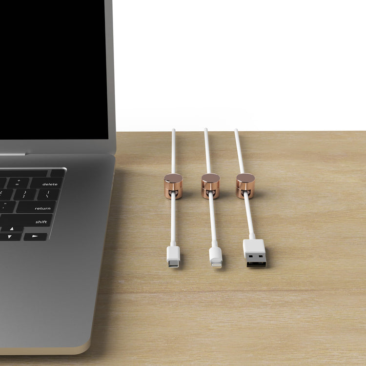 Cable Anchors for Desk Organization (3 Count)