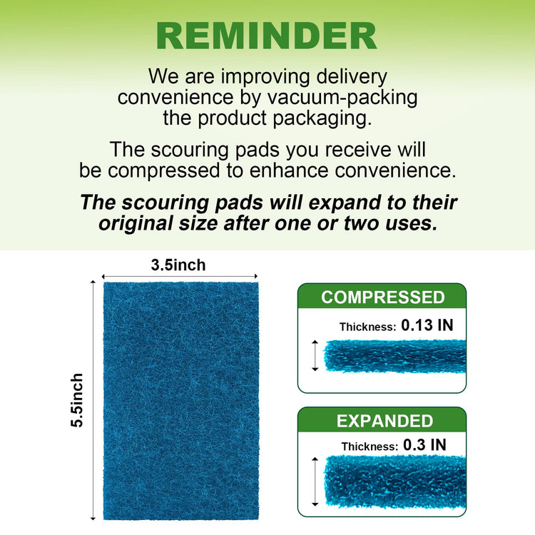 Non Scratch Scouring Pads (24 Count)