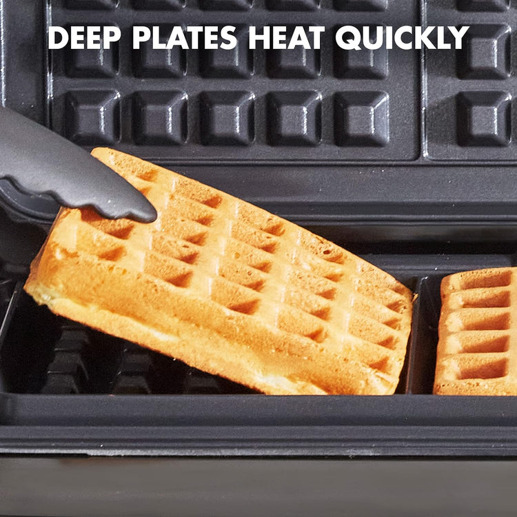 GreenPan Healthy Ceramic Nonstick Reversible Waffle Plates for 6-in-1 Contact Grill and Griddle, Dishwasher Safe, PFAS-Free - Nestoria