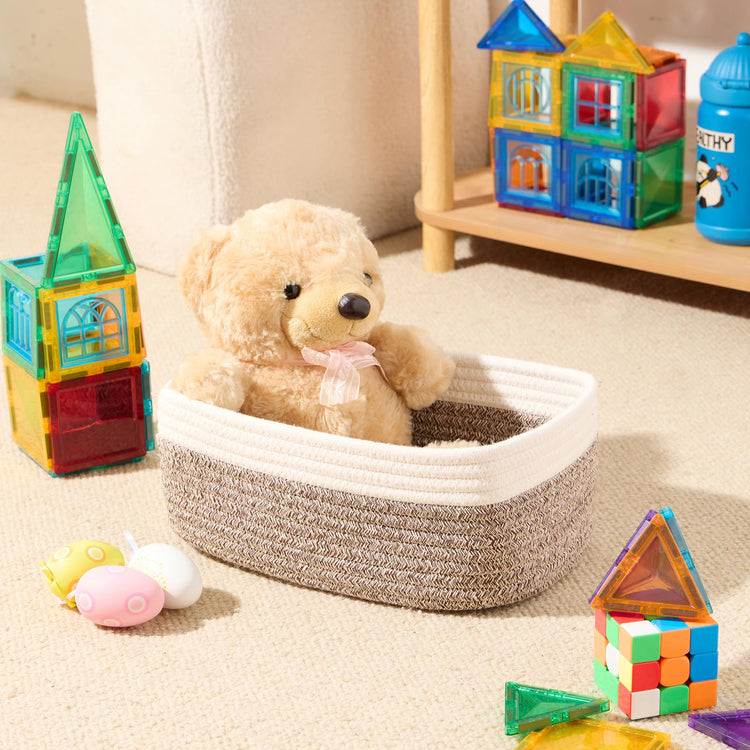 Small Storage Baskets for Organizing (3 Count)