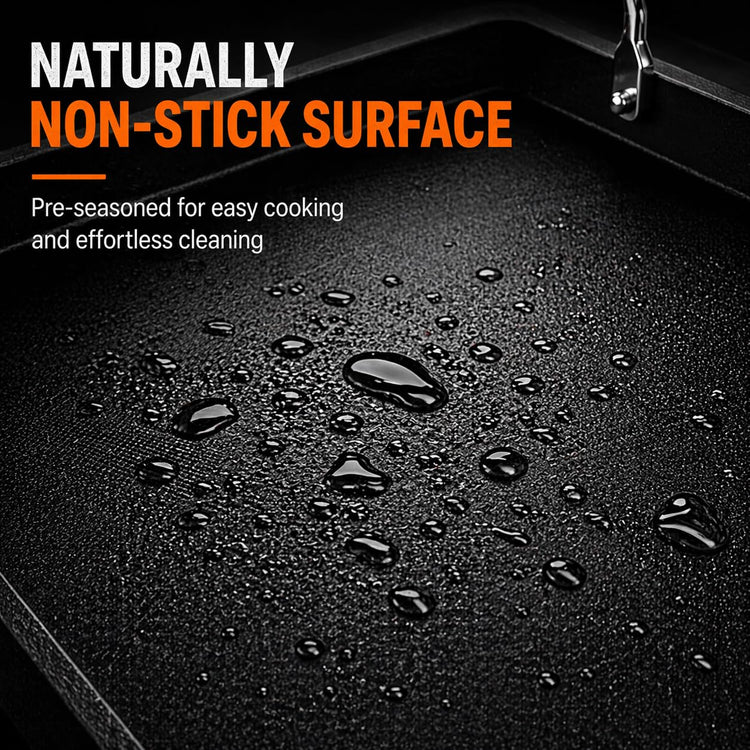 Griddle for Gas Grill Flat Top Grill Griddles Plate 25 x 16 Inch Cast Iron