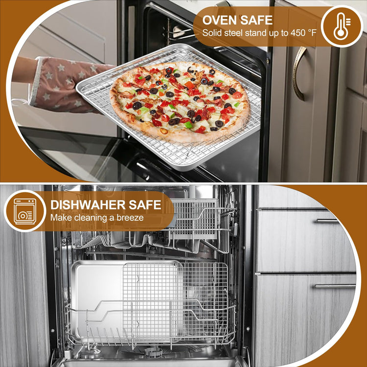 Baking Sheet with Wire Rack Set (2 Count)
