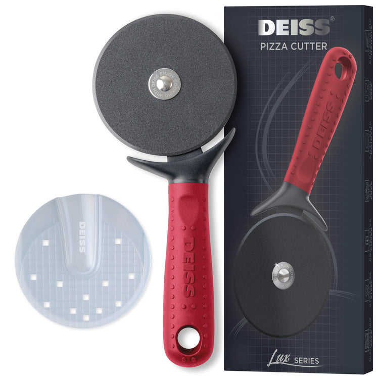 Lux Heavy Duty Pizza Cutter With Wheel Slicer