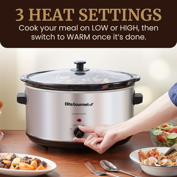 Stainless Steel Slow Cooker