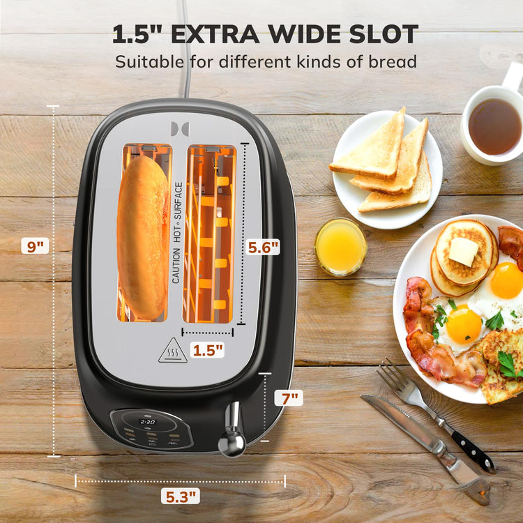 Smart Touch Screen Toaster 2 Slice