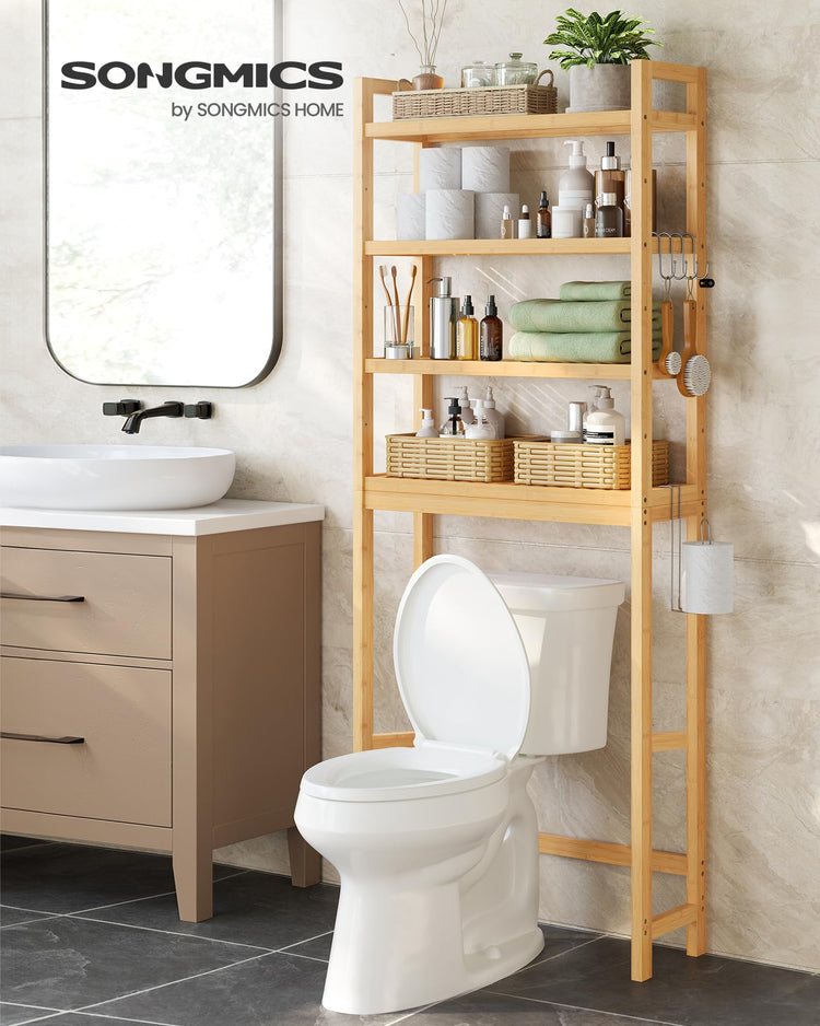 Over The Toilet Storage