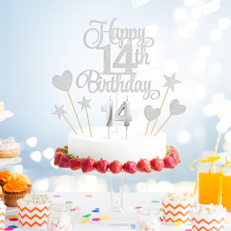 14th Birthday Cake Decorations