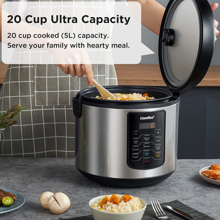 Large Rice Cooker with 8 (10 Count (cups))