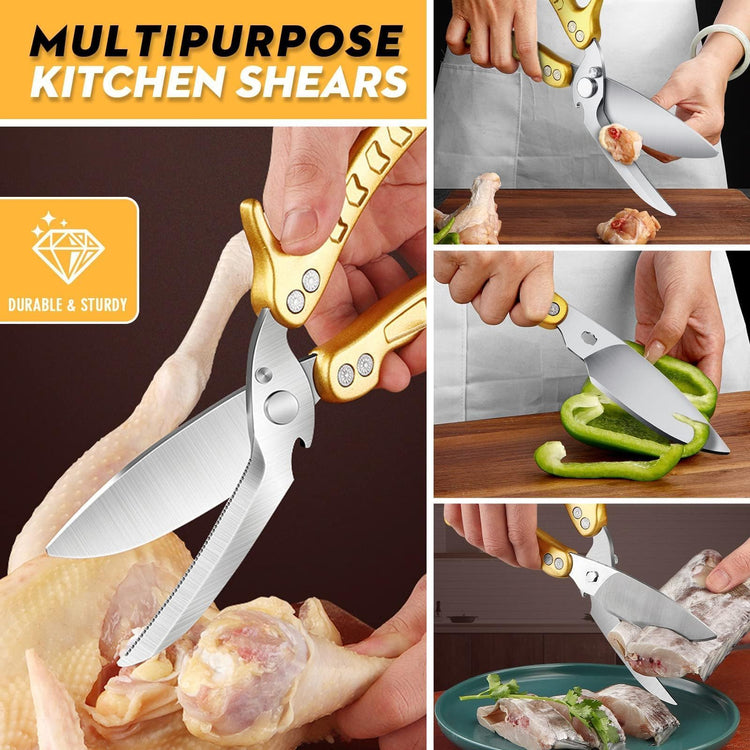 Poultry Shears Heavy Duty Stainless Steel Kitchen Scissors