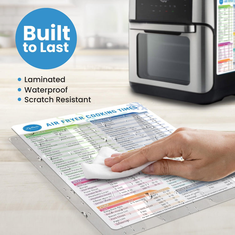 Air Fryer Magnetic Cheat Sheet Set