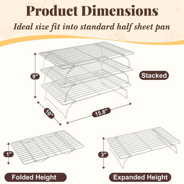 Cooling Racks for Cooking and Baking