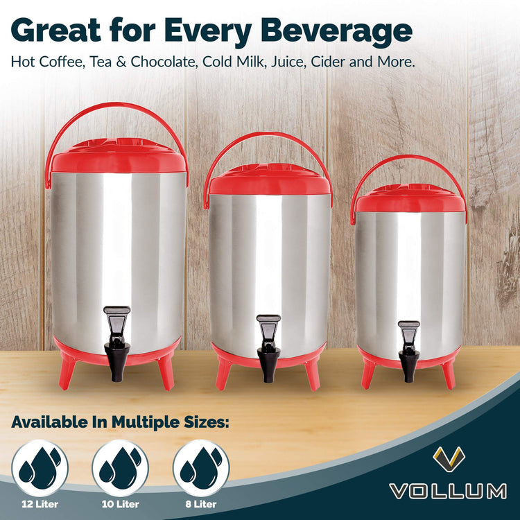 Stainless Steel Insulated Beverage Dispenser
