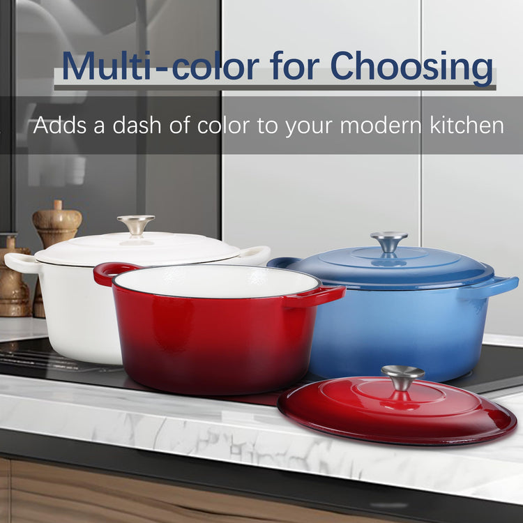 7QT Enameled Dutch Oven