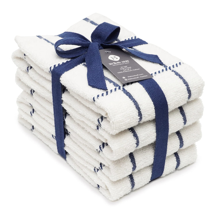 100% Cotton Terry Dish Towels (4 Count)