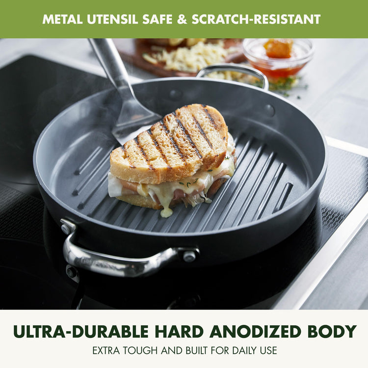 Valencia Pro 11" Ceramic Nonstick Grill Pan