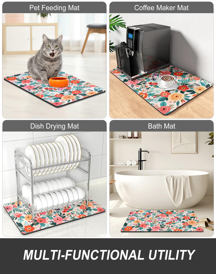 Dish Drying Mat for Kitchen Counter
