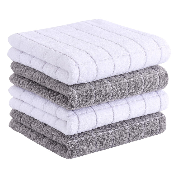 100% Cotton Terry Kitchen Towels (4 Count)