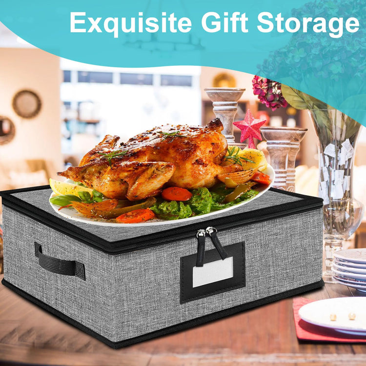 Quilted Platter Storage Case