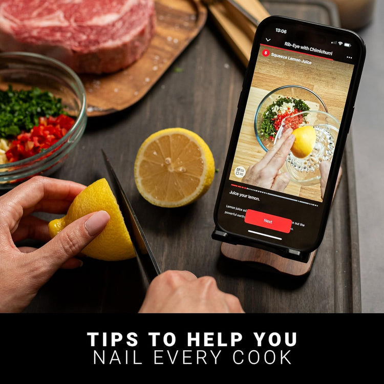 MEATER Plus: Smart Bluetooth Wireless Meat Thermomter Digital | Limited Edition King of The Grill Engraved | Brown Sugar Color | Perfect for Steak, Chicken, Turkey, & More | Delicous Recipes in App
