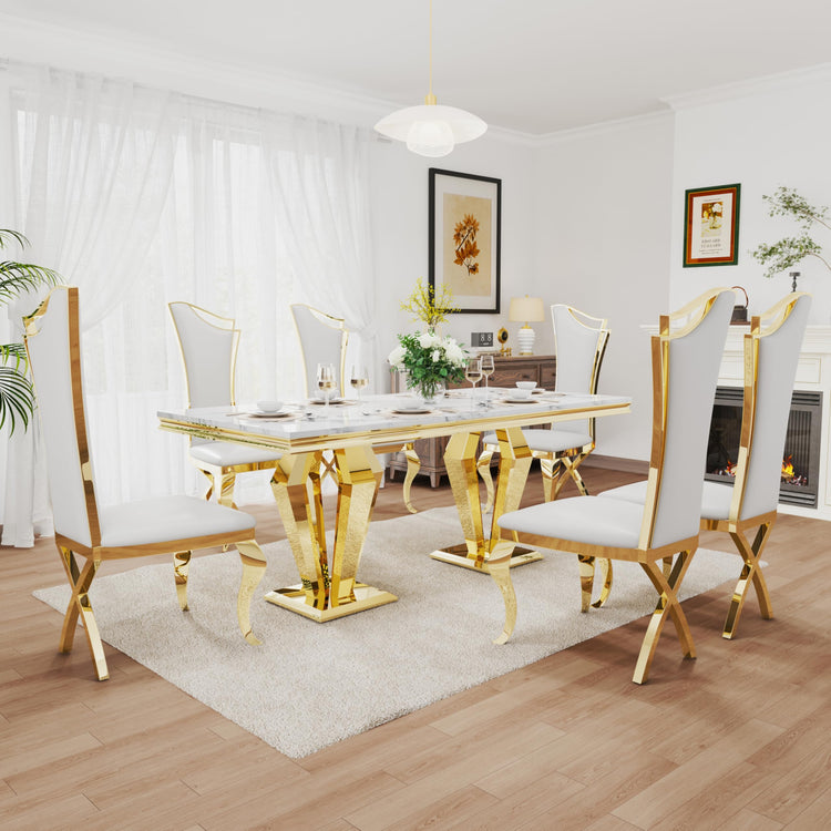 7 Piece Luxury Dining Room Set (7 Count)