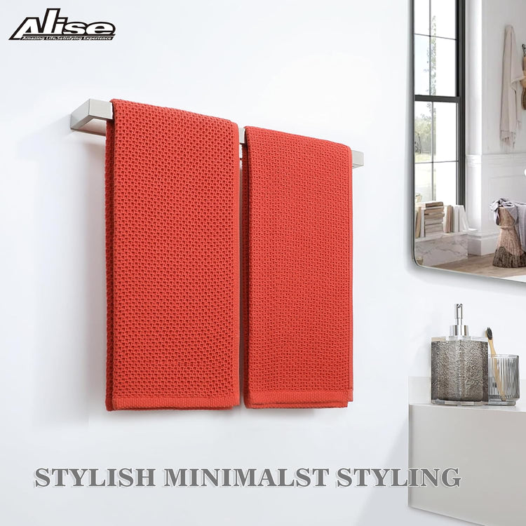 Alise Bath Towel Bar,Wall Mount Towel Holder Towel Rack Towel Hanger for Bathroom Lavatory,20 Inch SUS304 Stainless Steel Towel Rail,Brushed Finish,GJF050-LS