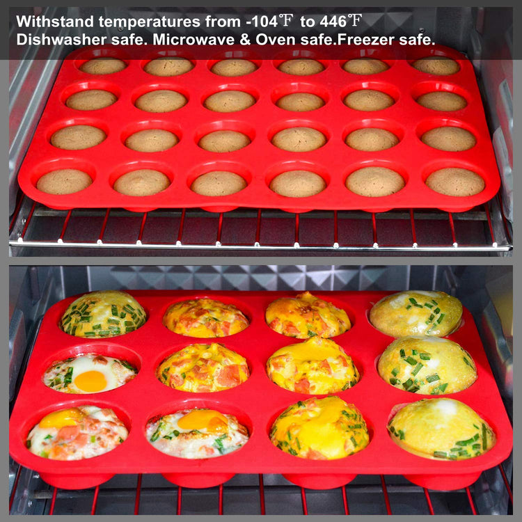 Silicone Muffin Pan Cupcake Set (2 Count)