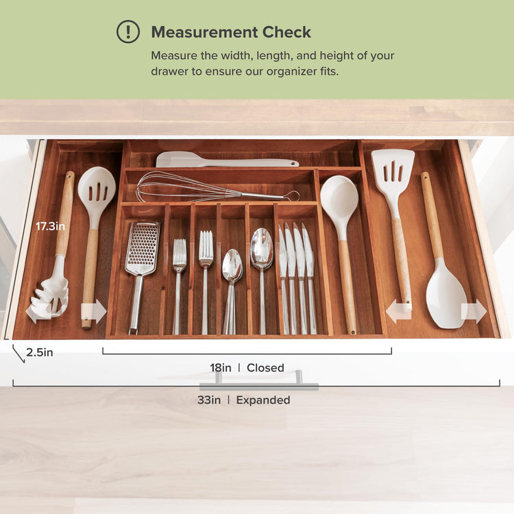 Silverware & Utensil Drawer Organizer