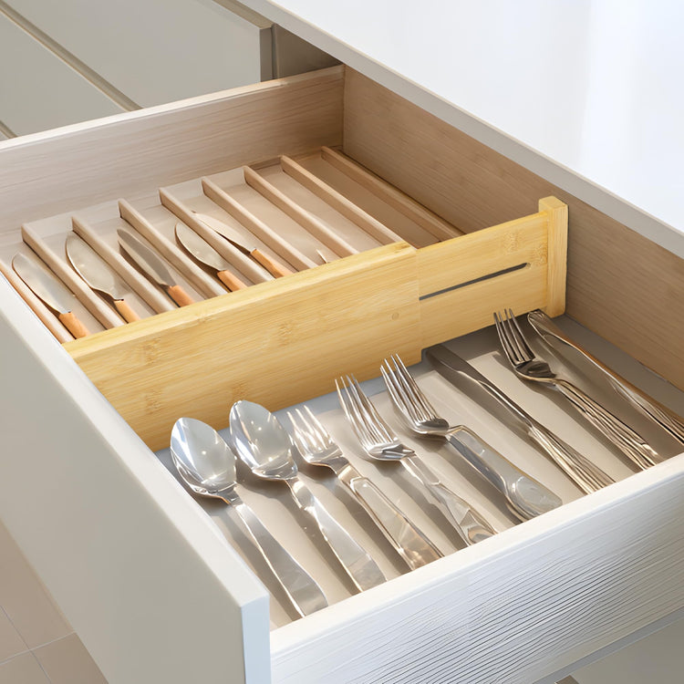3 Pack Bamboo Drawer Dividers