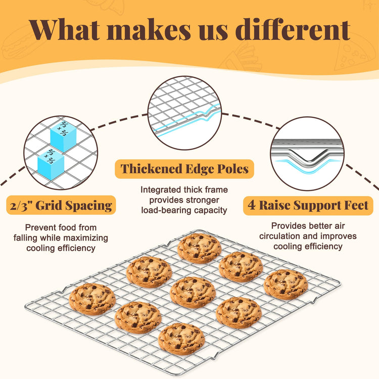 Cooling Racks for Cooking and Baking